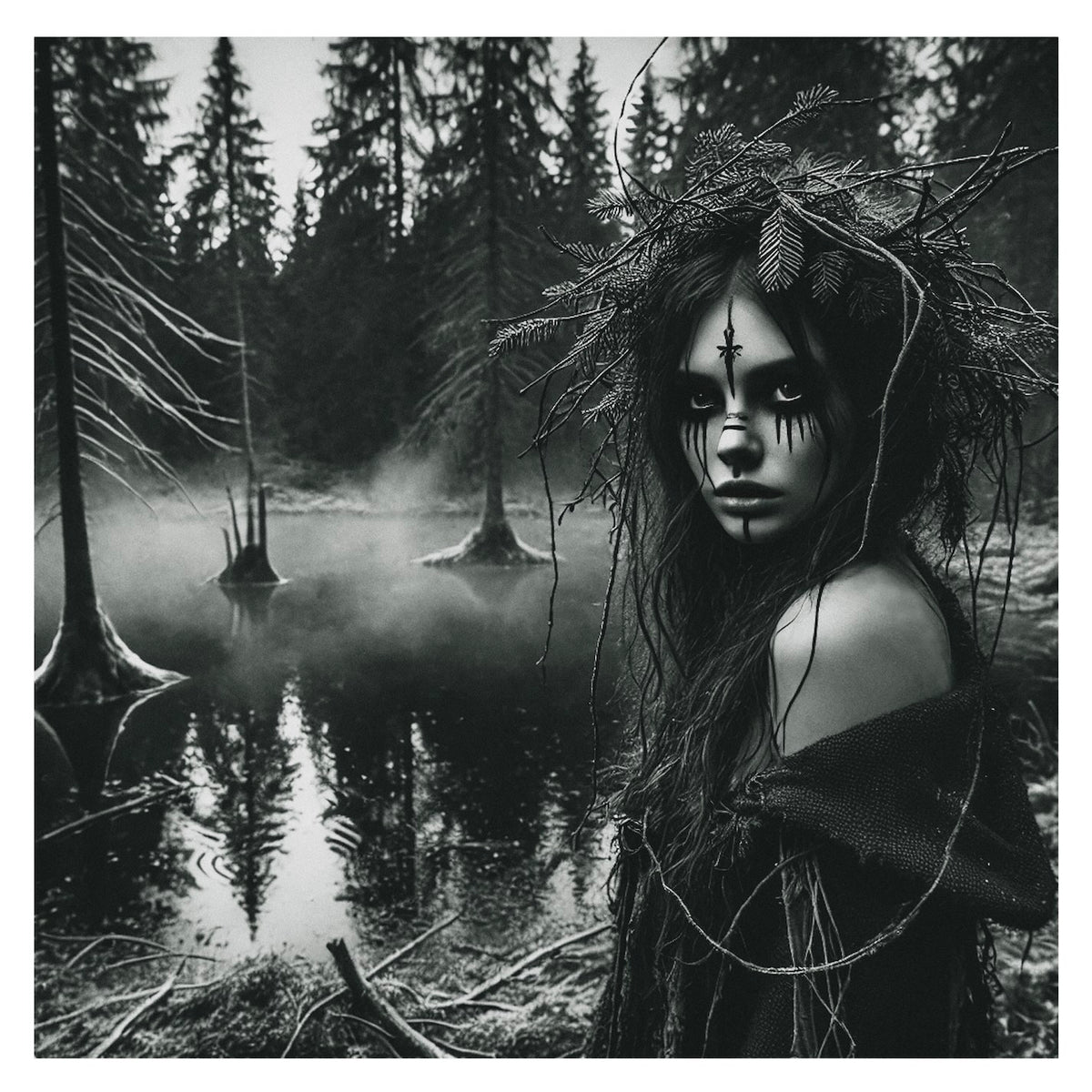 Pagan Girl By Lake