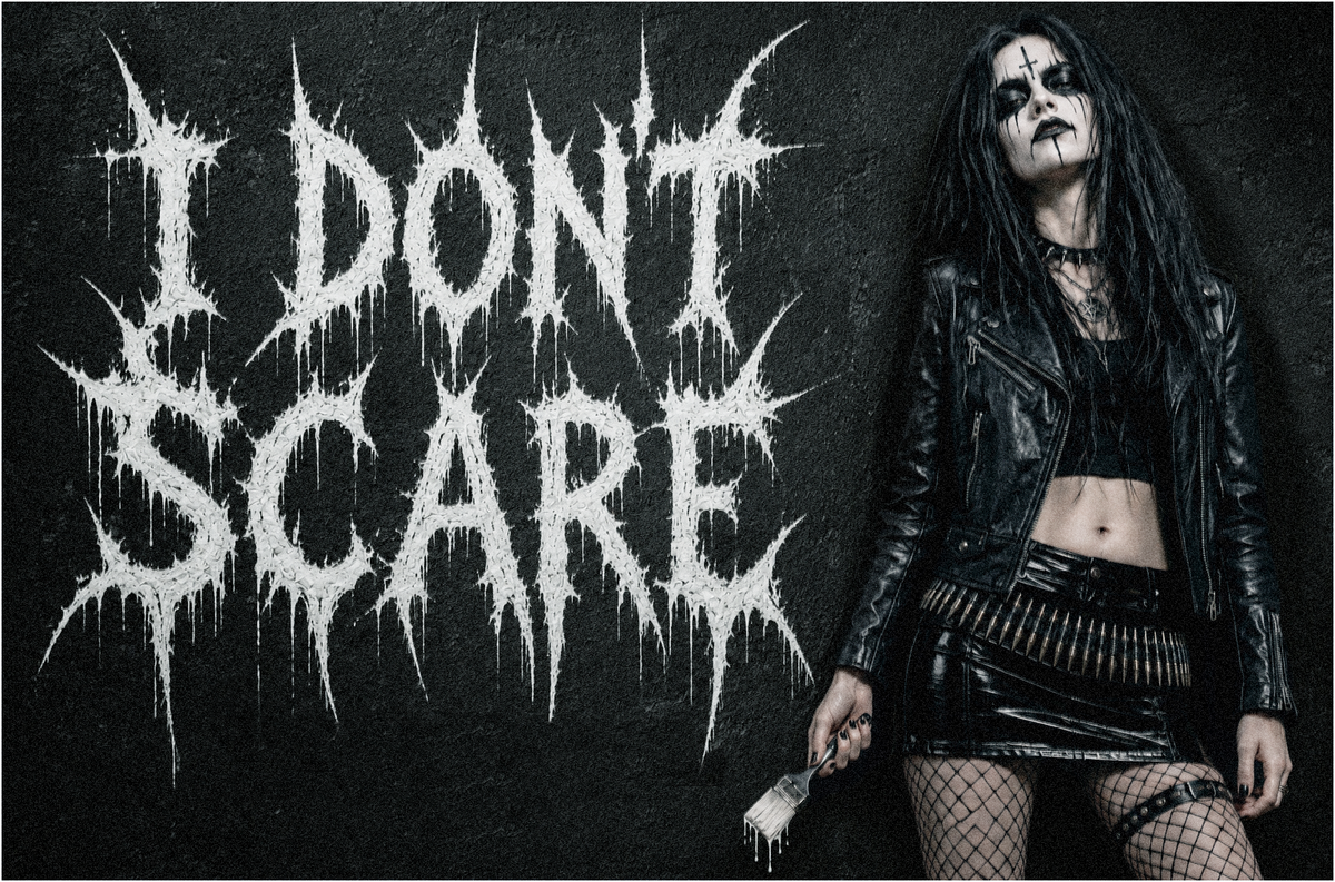 I DON'T SCARE - BLACK METAL GIRL II